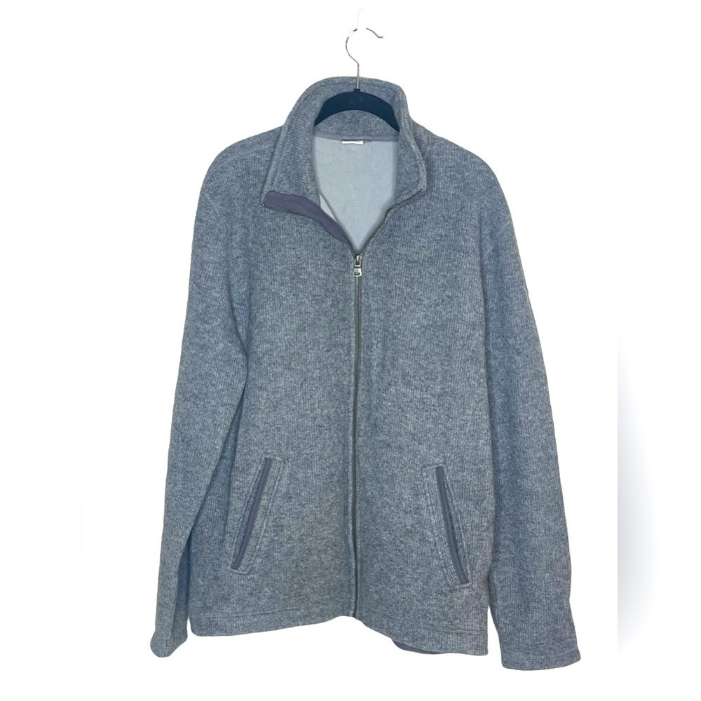 AIGLE Gray‎ Wool Blend Princeton Jacket
